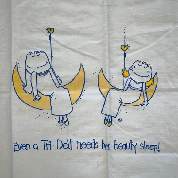 NWOT Tri Delta Pillowcase - Picture 3 of 6